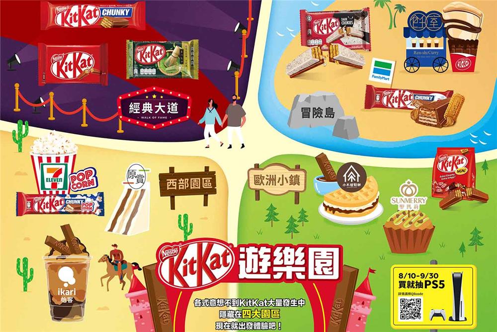 KitKat抽獎活動，買就抽PS5掌上遊樂園