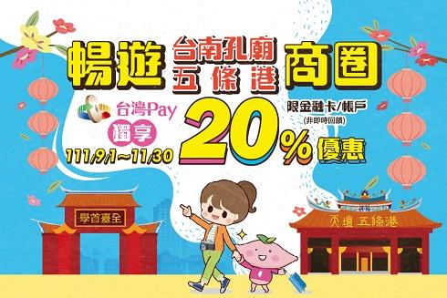 暢遊台南孔廟五條港商圈台灣Pay享回饋