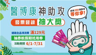 醫博康抽獎神助攻抽泰國芭達雅5天4夜之旅